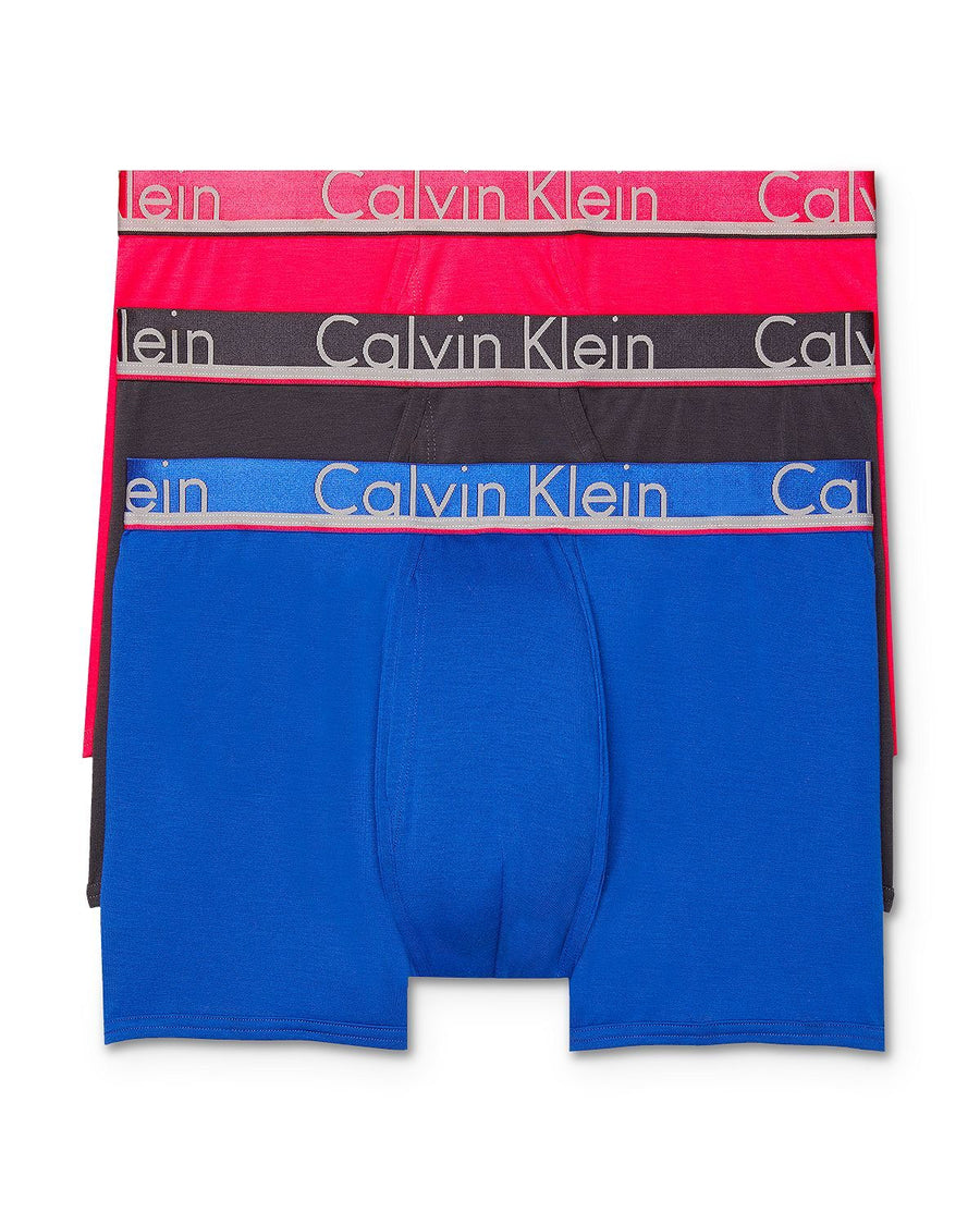 Calvin Klein Trunks Pack Of 3 Blue/Azalea/Phantom