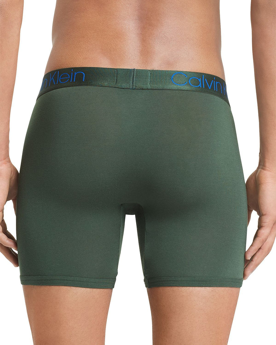 Calvin Klein Ultra-soft Modal Boxer Briefs Duffle Green/Electra Blue