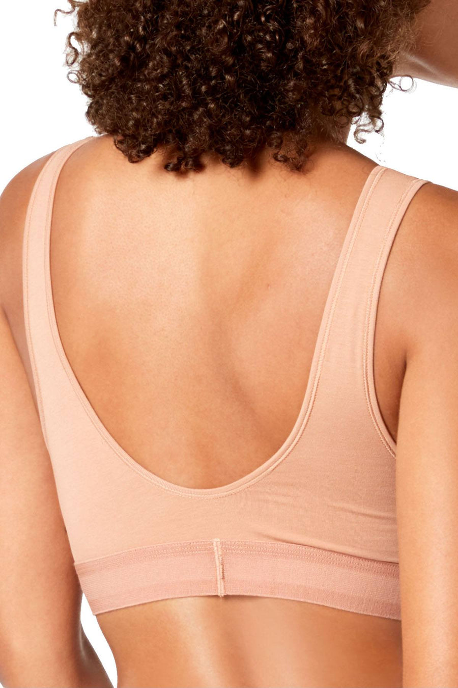 Calvin Klein Unity Tan Monogram Unlined Bralette