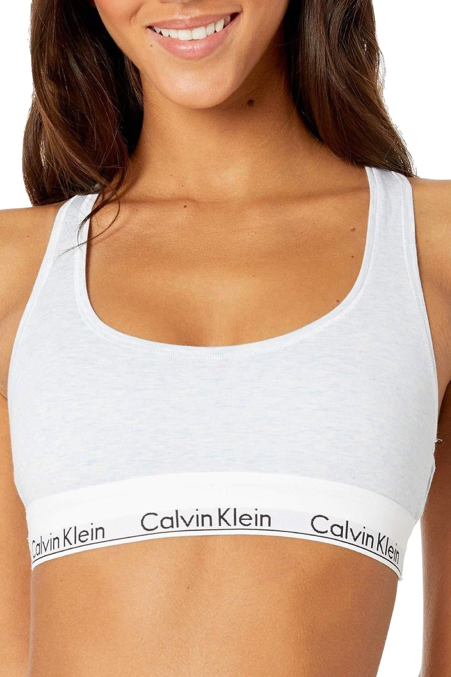 Calvin Klein Wedgewood Heather Modern Cotton/Modal Bralette