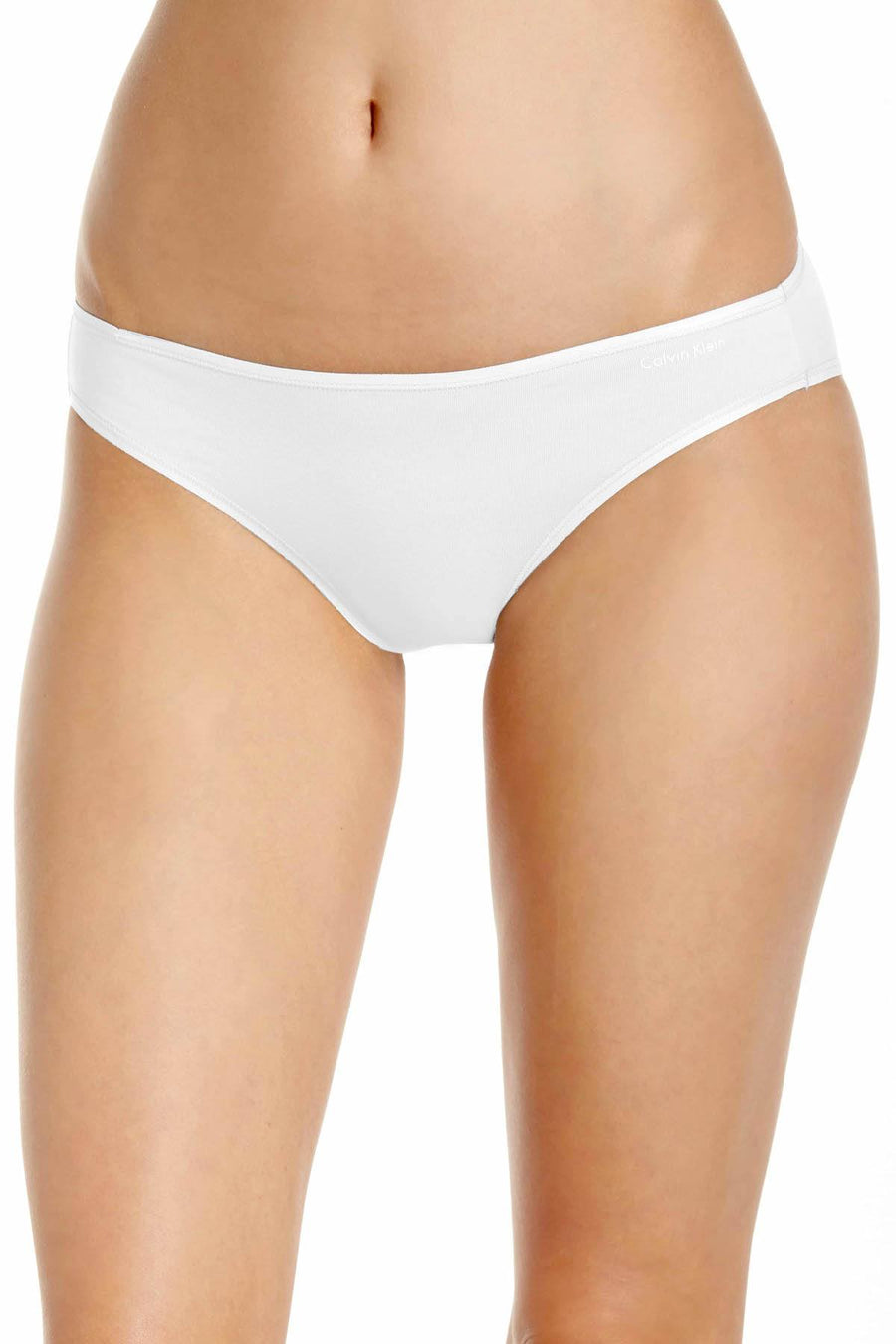 Calvin Klein White Cotton CK Form Bikini Brief