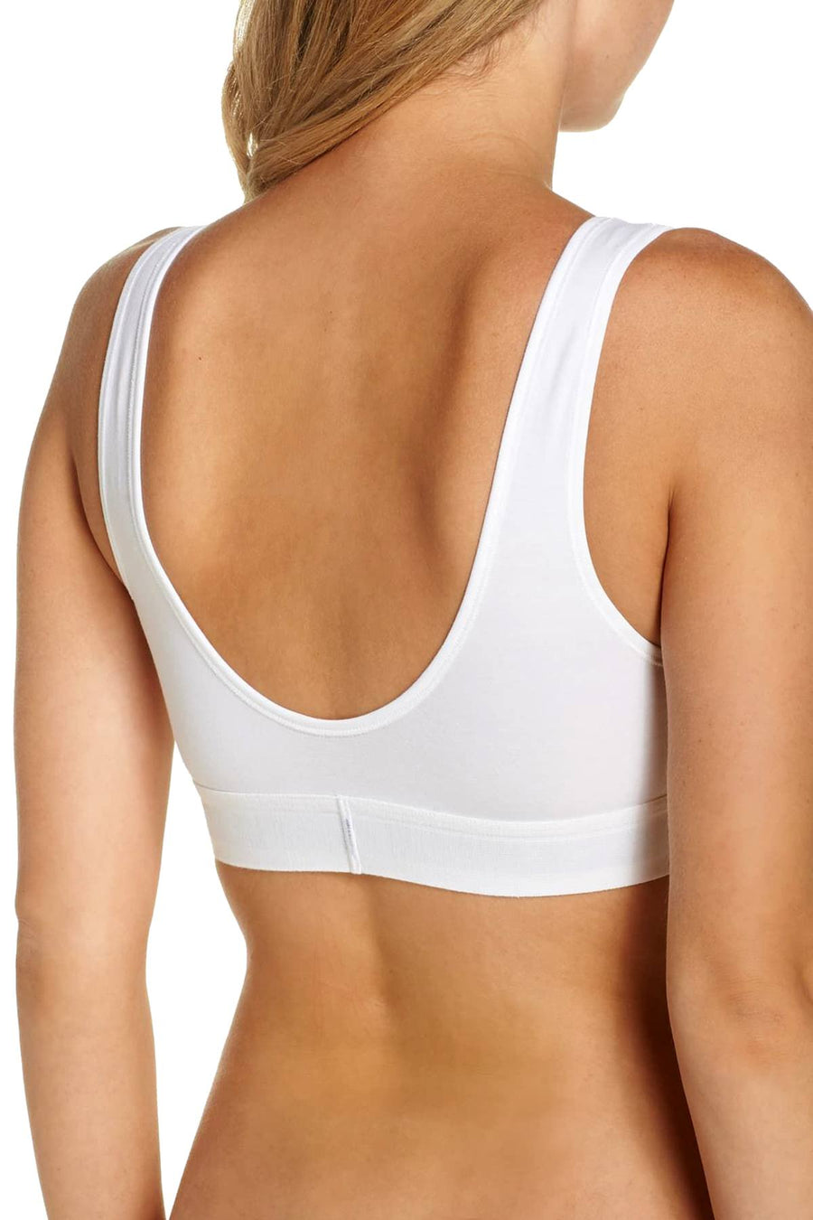 Calvin Klein White Monogram Unlined Bralette