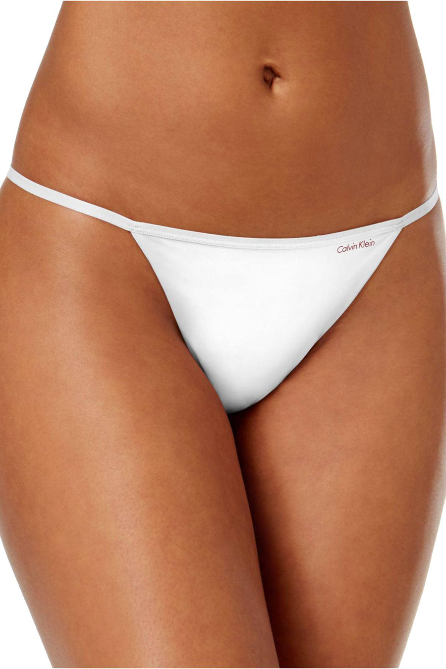 Calvin Klein White Sleek Modal G-String