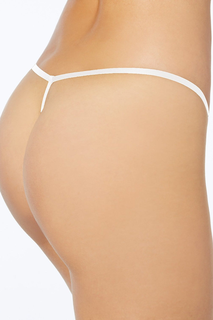 Calvin Klein White Sleek Modal G-String