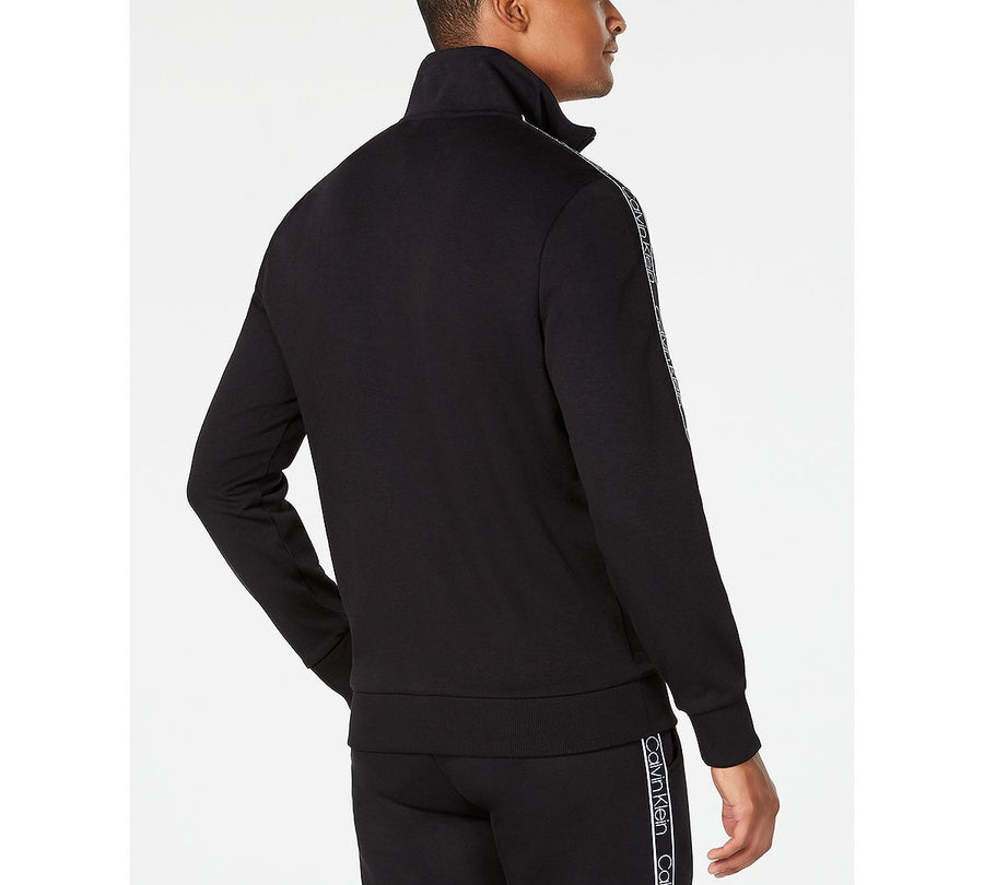 Calvin Klein Zip-front Sweatshirt Black