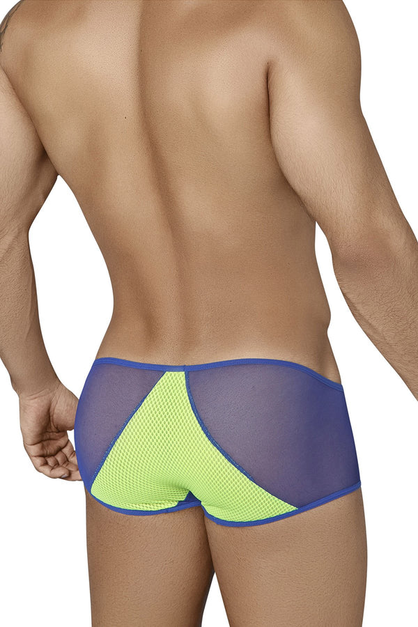 Candyman Blue/Hot Green Sheer Brief