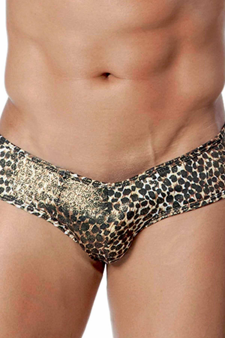 Candyman Gold Cheetah Jock-String