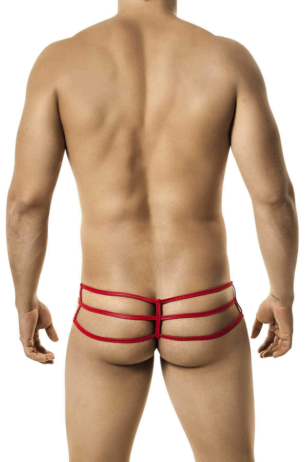 Candyman Shiny Red String Thong