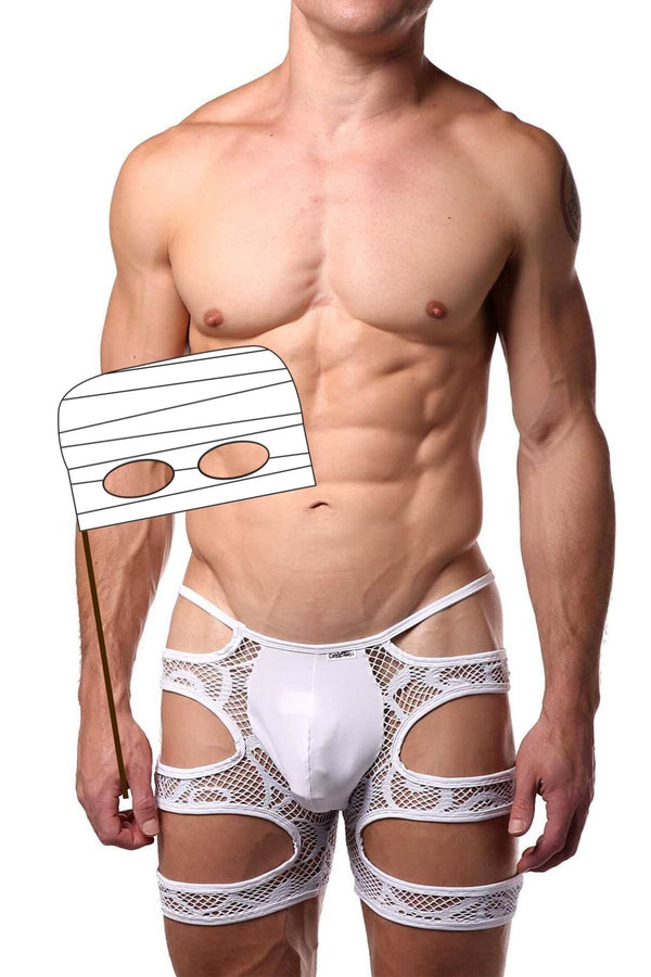 Candyman White/Silver Shimmer Boxer