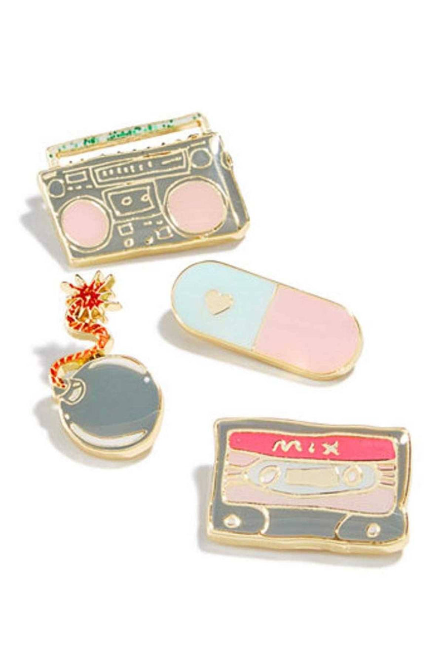 Celebrate Shop Chill Music 4-pc Pin Set