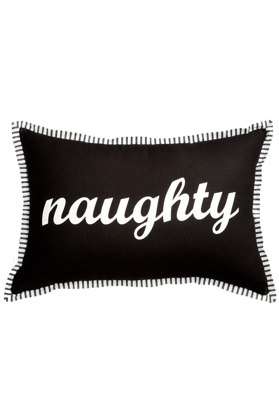 Celebrate Shop Naughty And Nice 13x20 Reversible Throw Pillow