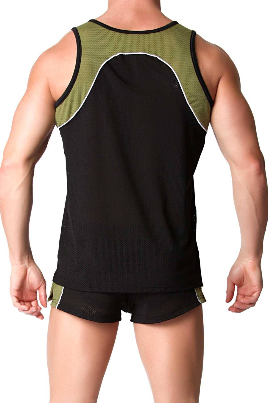 CellBlock 13 Army-Green United Puppy Mesh Tank