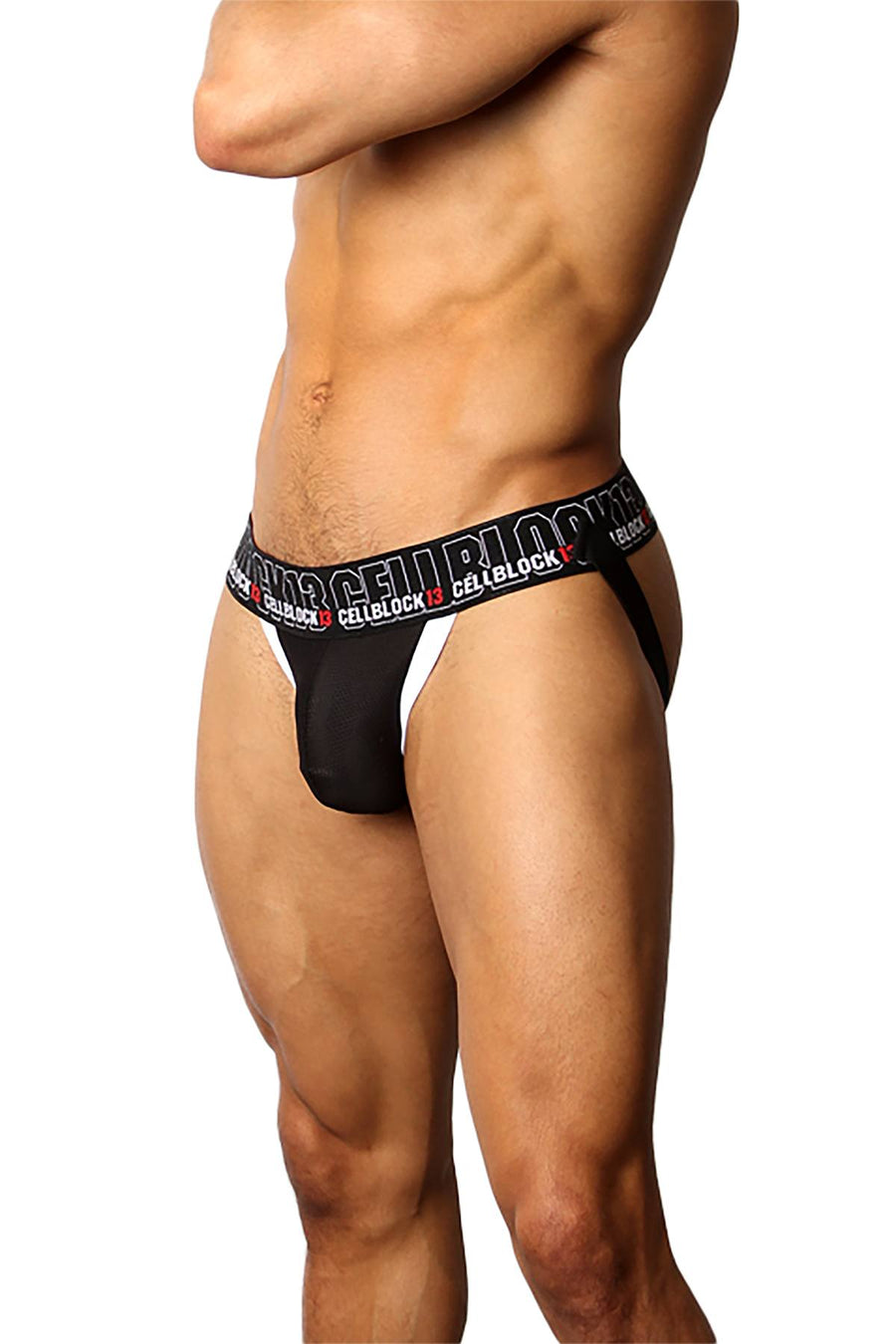 CellBlock 13 Black Back Alley C-Ring Jockstrap