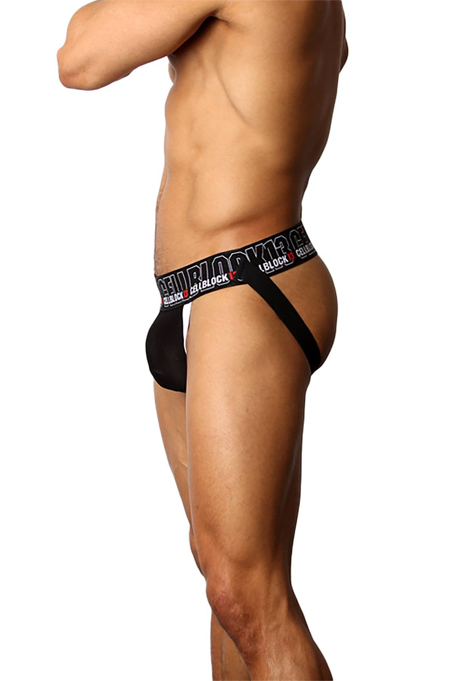 CellBlock 13 Black Back Alley C-Ring Jockstrap