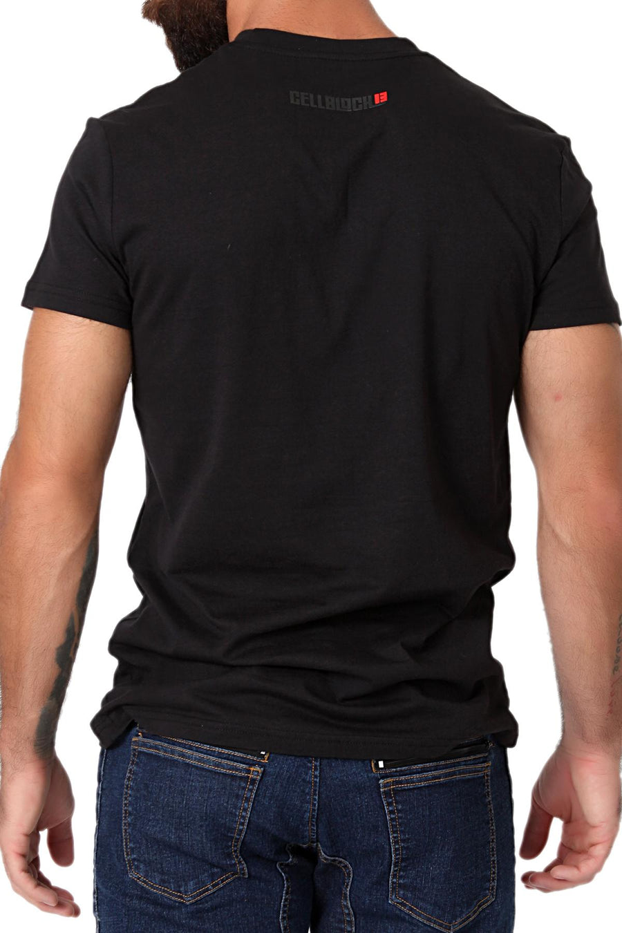 CellBlock 13 Black Original Logo Crew Neck T-Shirt