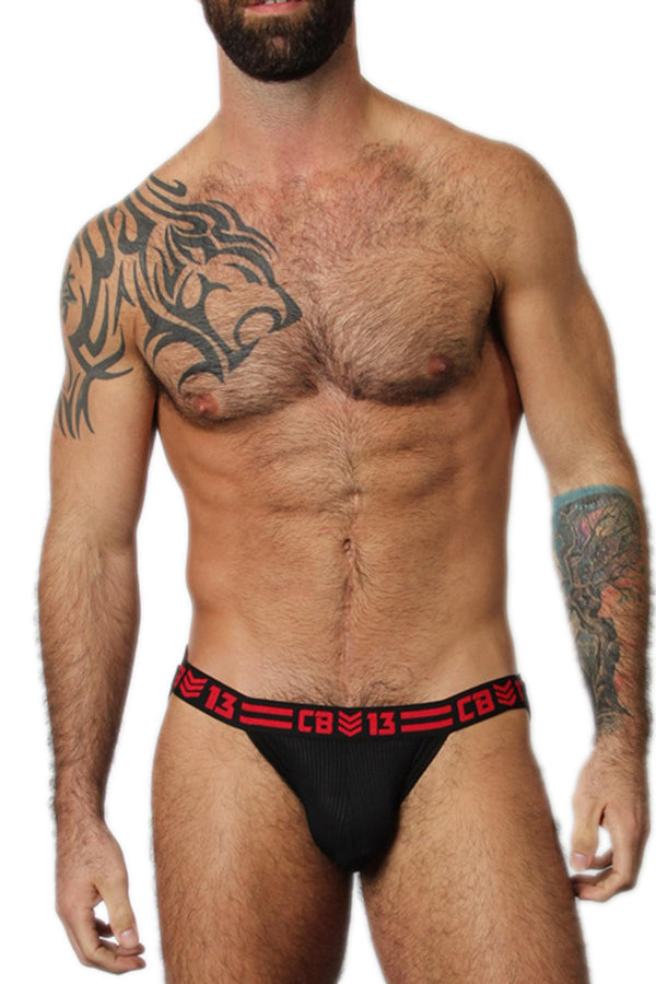 CellBlock 13 Black/Red Sergeant Jockstrap