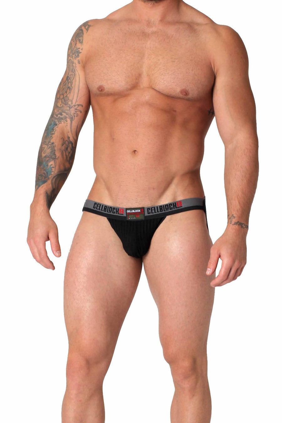 CellBlock 13 Black Ward-13 Seamless Jockstrap