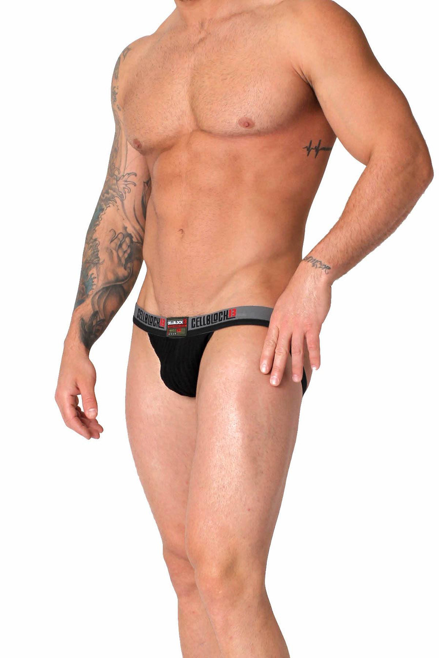 CellBlock 13 Black Ward-13 Seamless Jockstrap