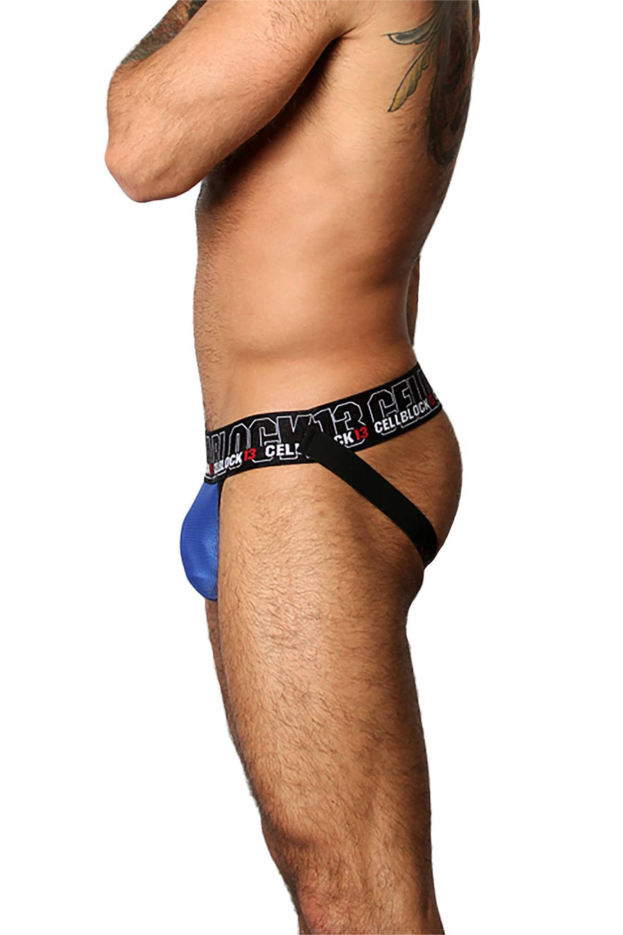 CellBlock 13 Blue Back Alley C-Ring Jockstrap