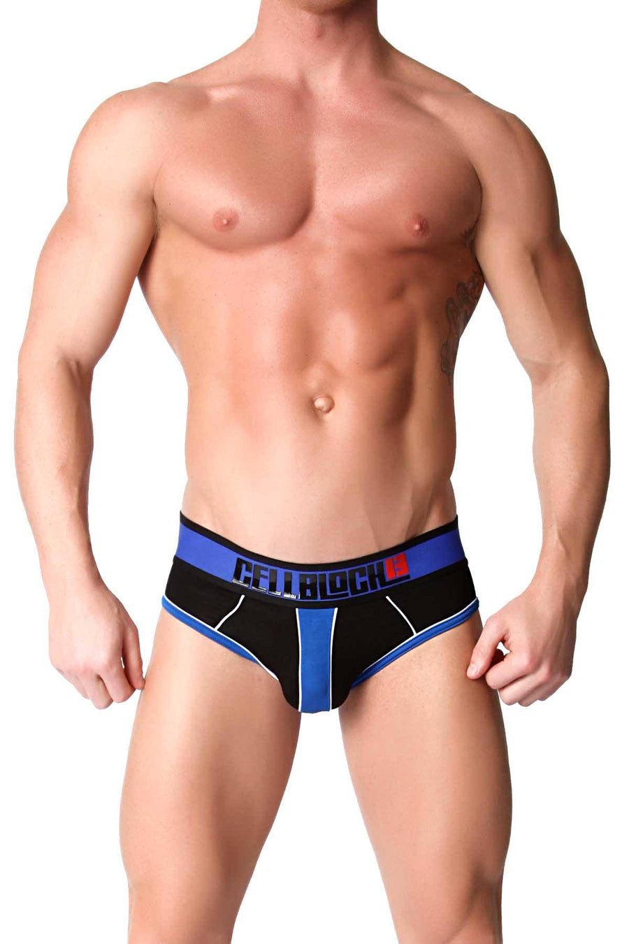 CellBlock 13 Blue Liquid Shadow Jock-Brief