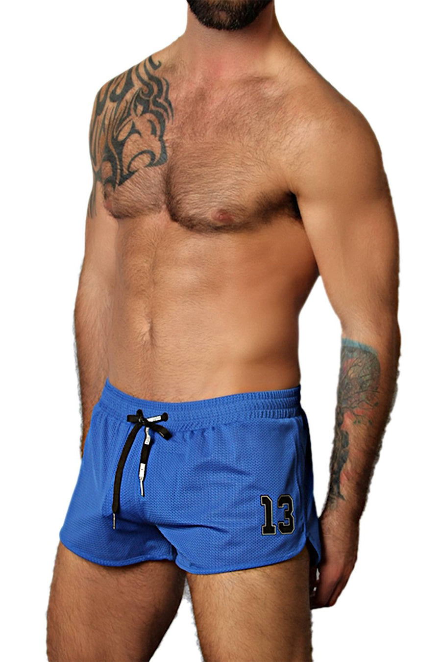 CellBlock 13 Blue Tailback Mesh Short w/ Jock Pouch