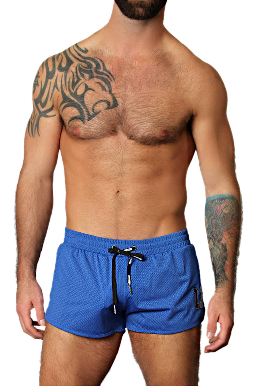 CellBlock 13 Blue Tailback Mesh Short w/ Jock Pouch