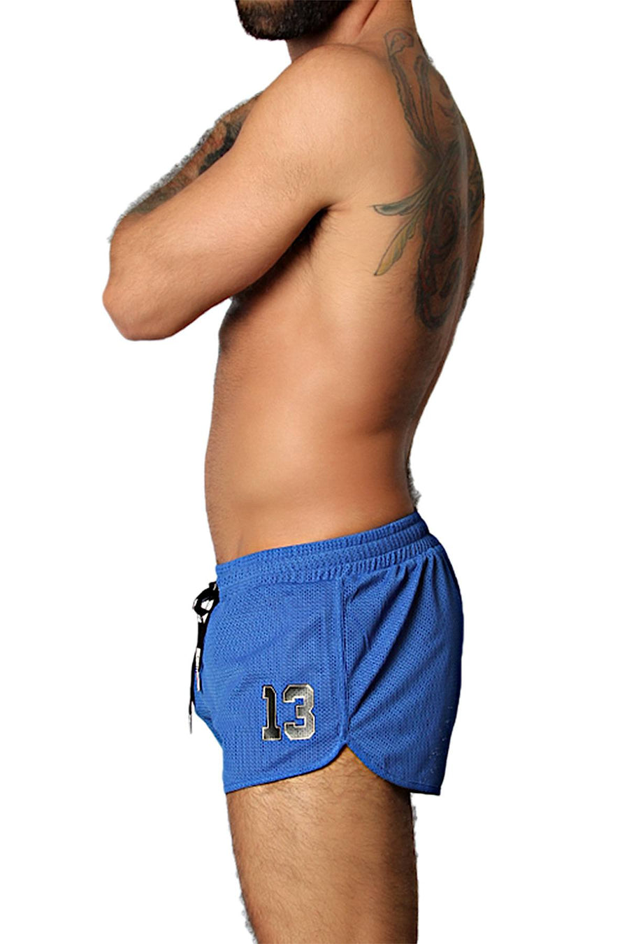 CellBlock 13 Blue Tailback Mesh Short w/ Jock Pouch