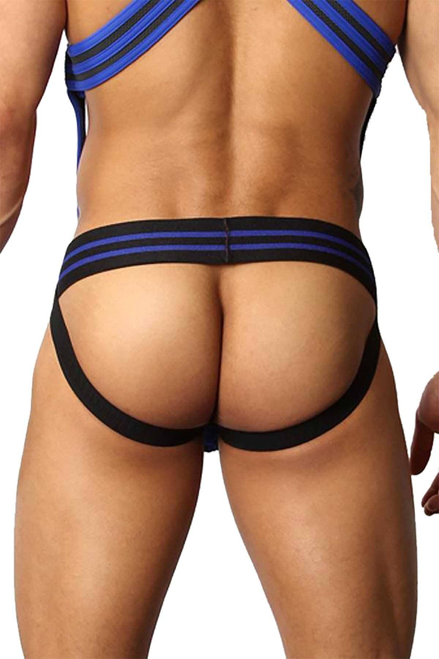 CellBlock 13 Blue Triple Threat Zipper Jockstrap