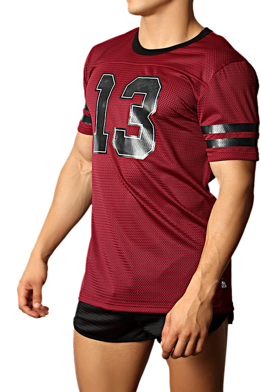CellBlock 13 Burgundy Tailback Jersey Top