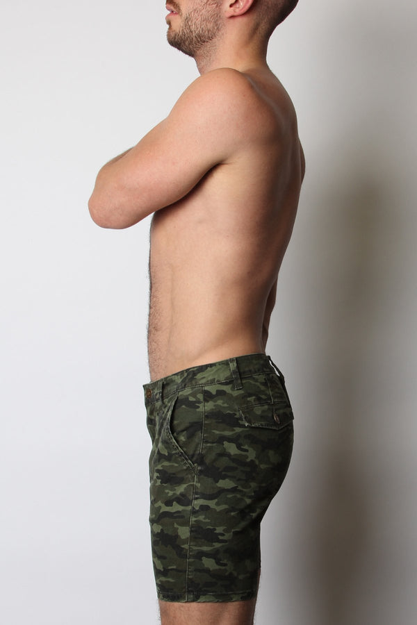 CellBlock 13 Camo Titan Zipper Short