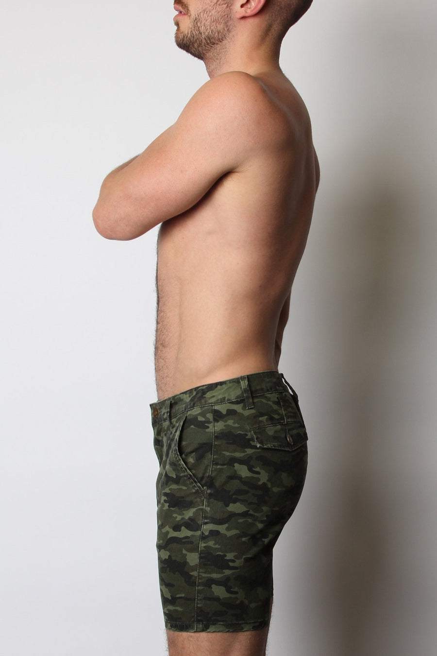 CellBlock 13 Camo Titan Zipper Short