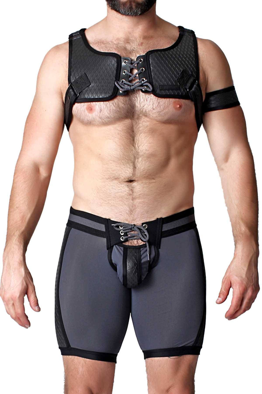 CellBlock 13 Grey Gridiron Jock-Short