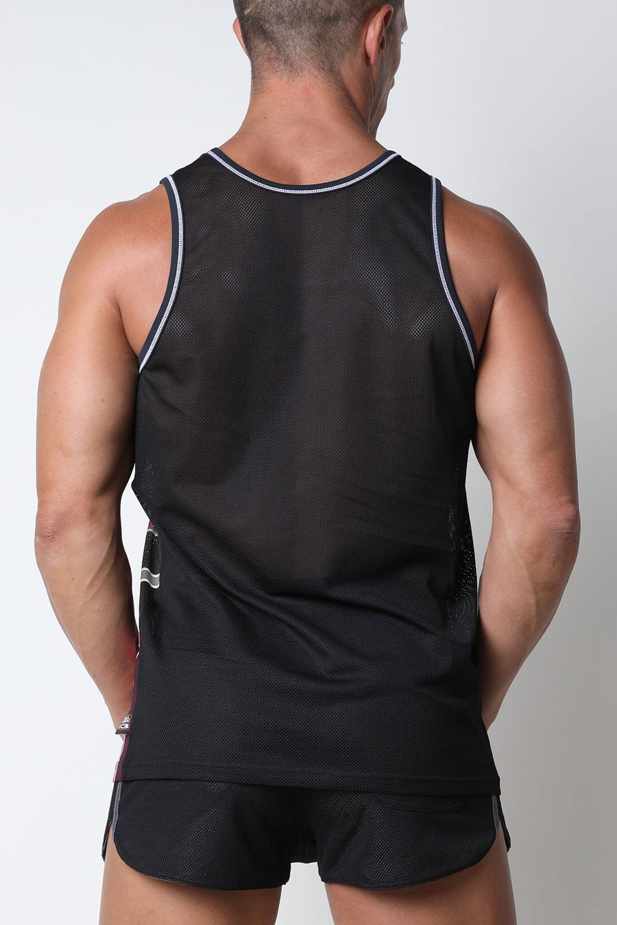 CellBlock 13 Grey Kennel Club Bandit Mesh Tank Top