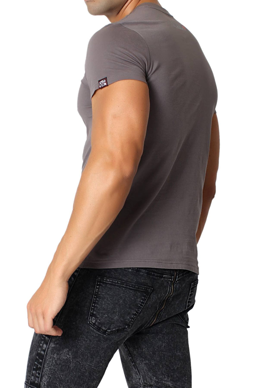 CellBlock 13 Grey Original Logo Crew Neck T-Shirt