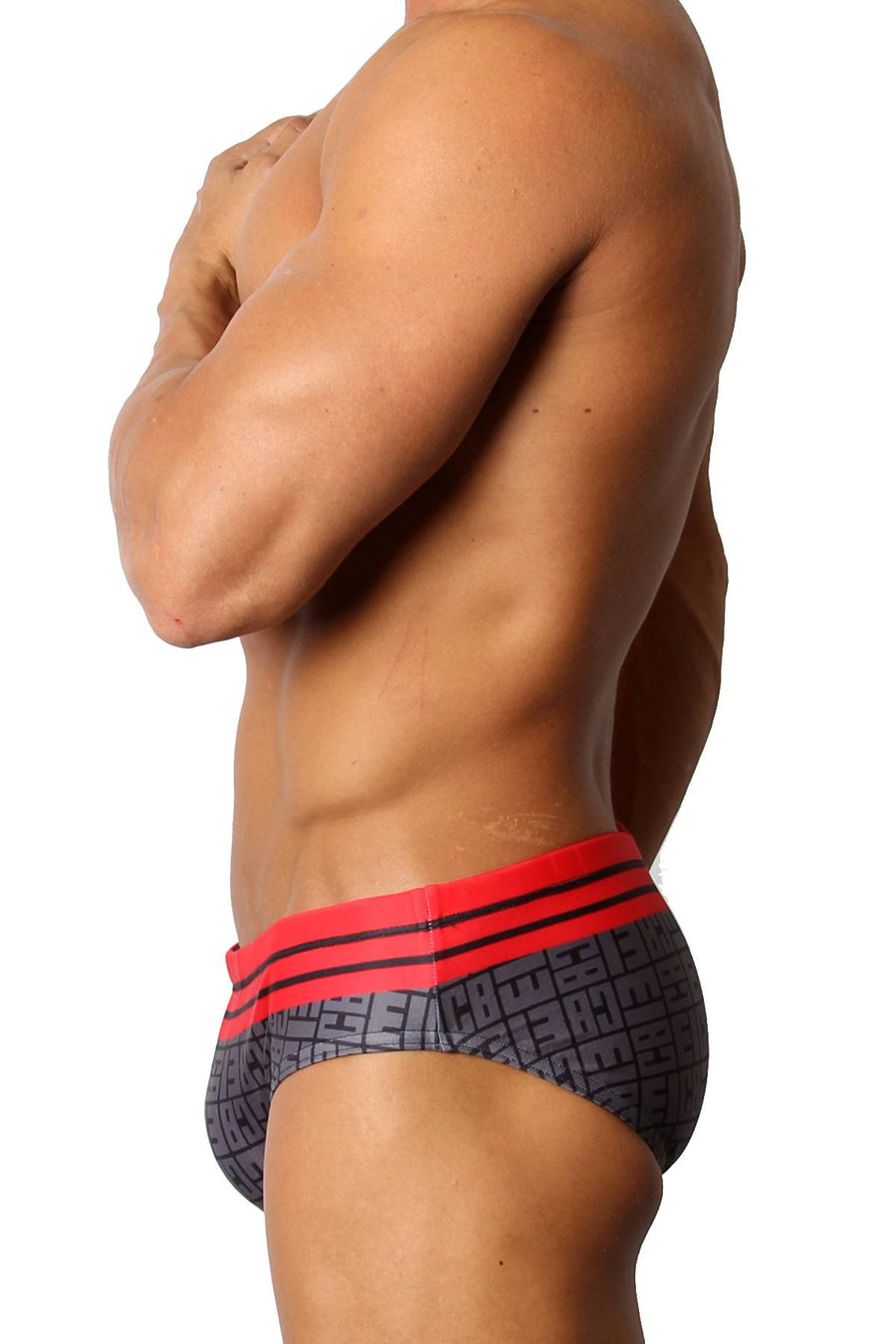 CellBlock 13 Icon Swim Brief in Red