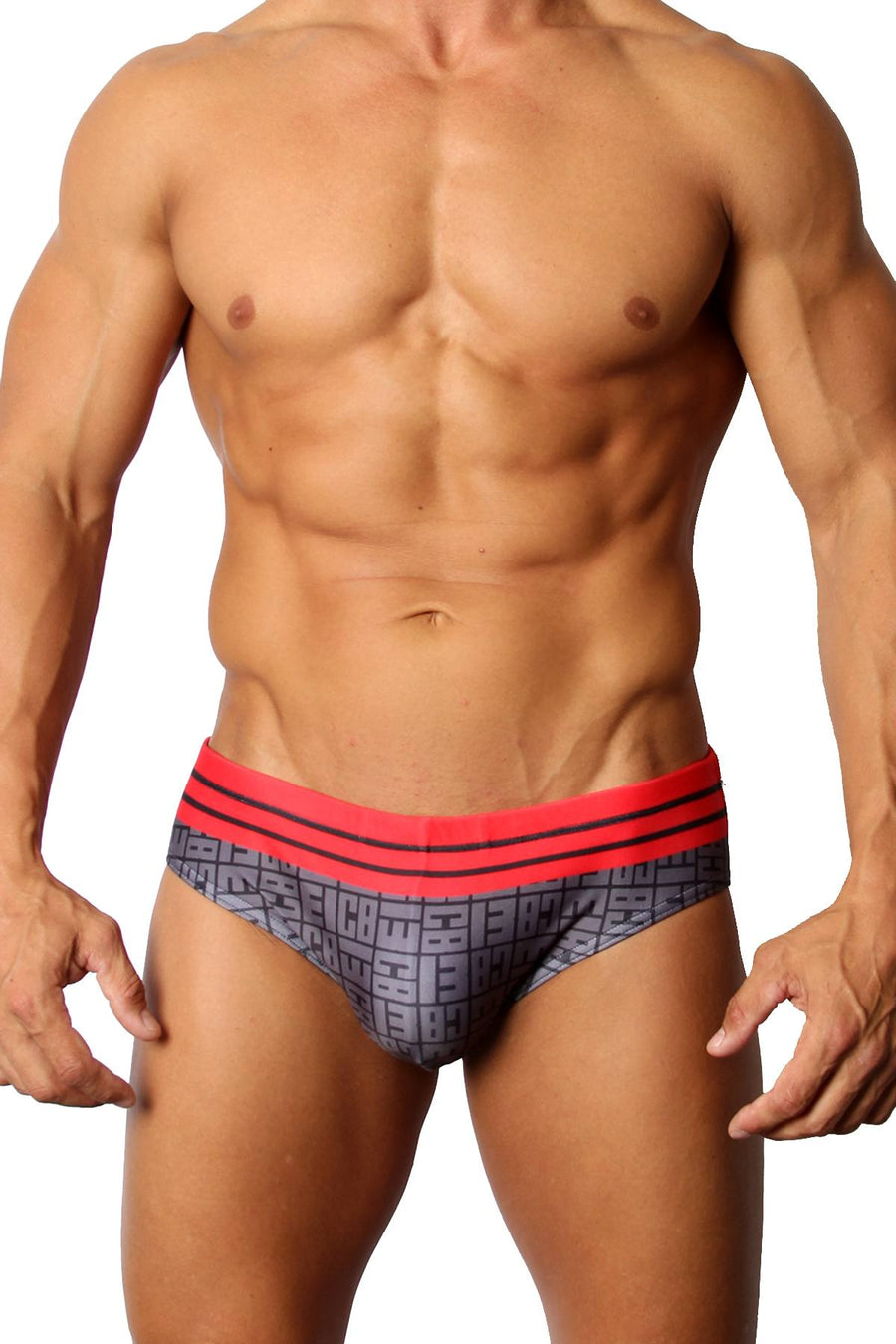 CellBlock 13 Icon Swim Brief in Red