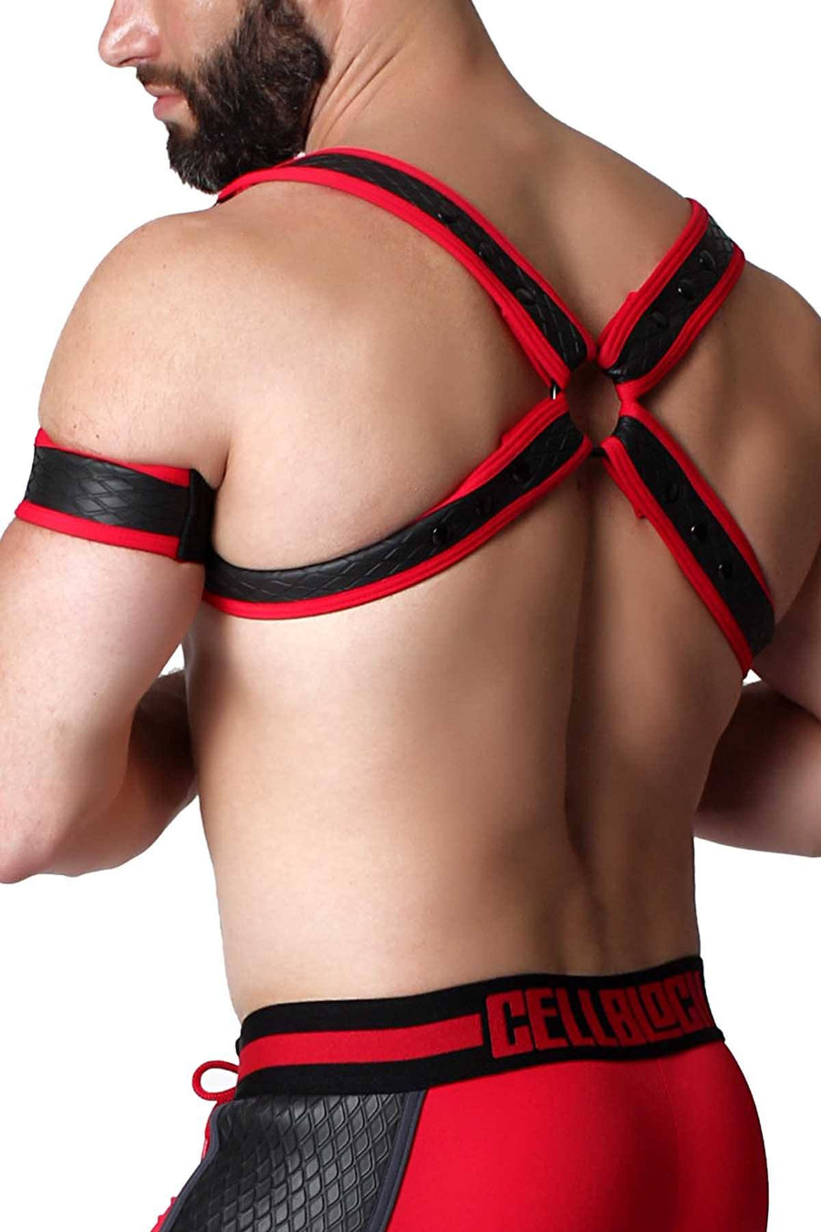 CellBlock 13 Red Gridiron Arm Band
