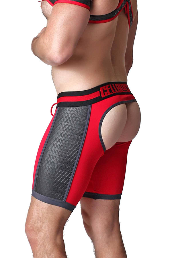 CellBlock 13 Red Gridiron Jock-Short