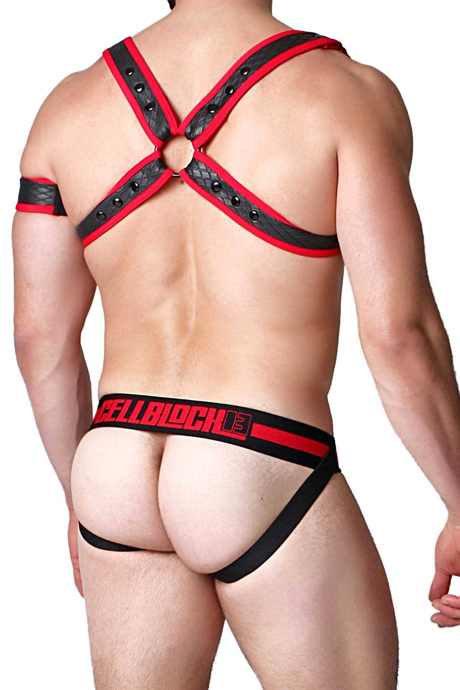 CellBlock 13 Red Gridiron Jockstrap