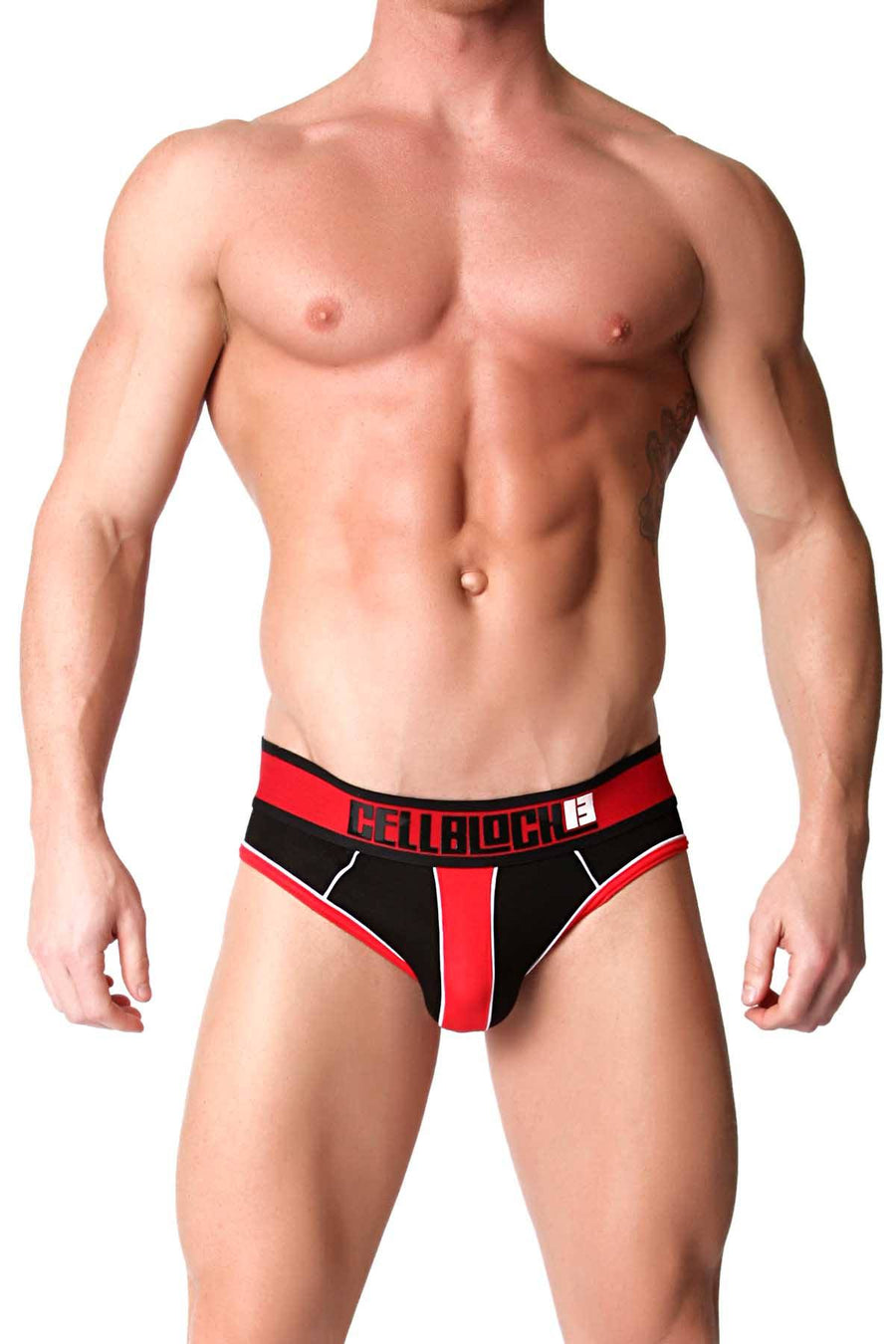 CellBlock 13 Red Liquid Shadow Jock-Brief