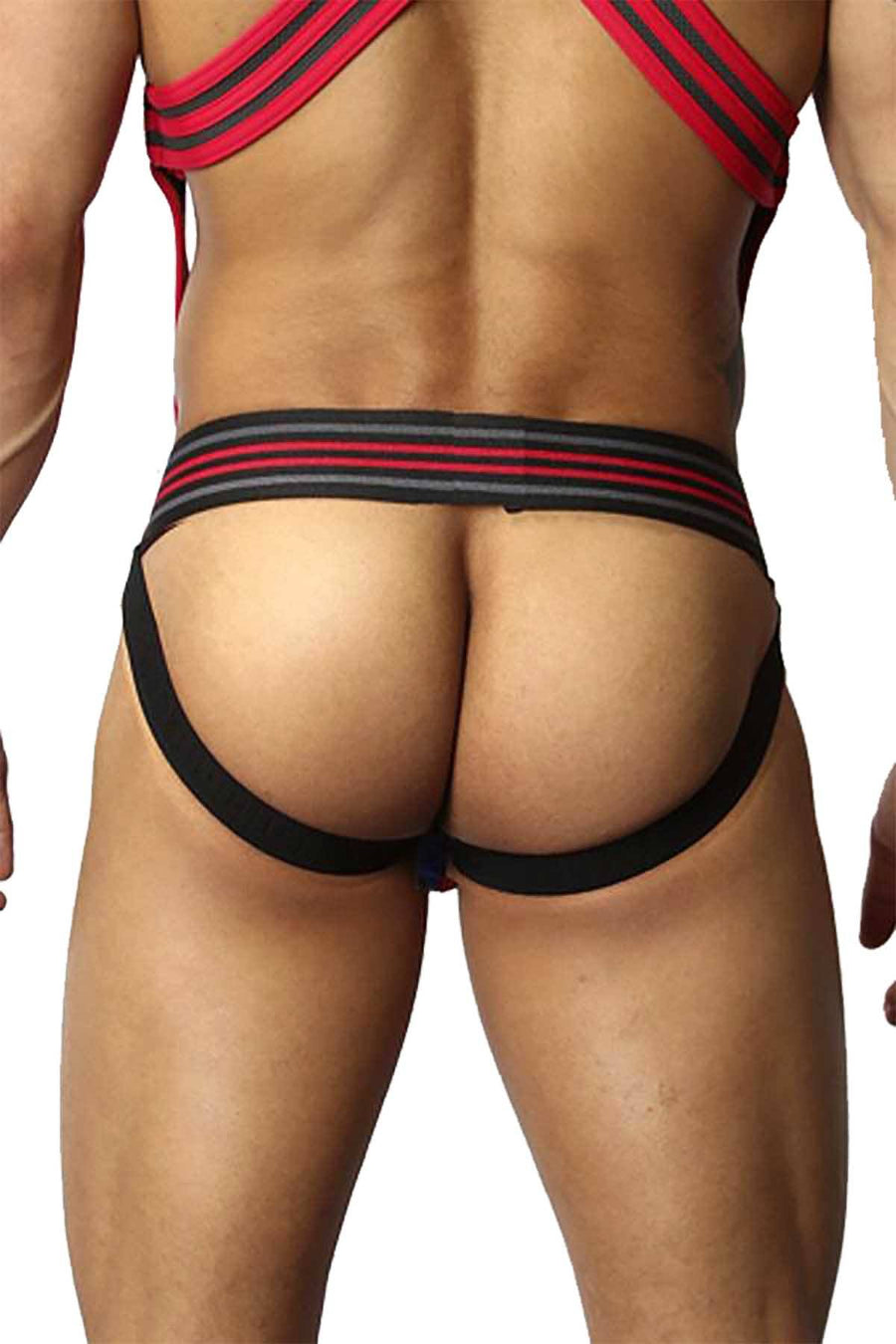 CellBlock 13 Red Triple Threat Zipper Jockstrap