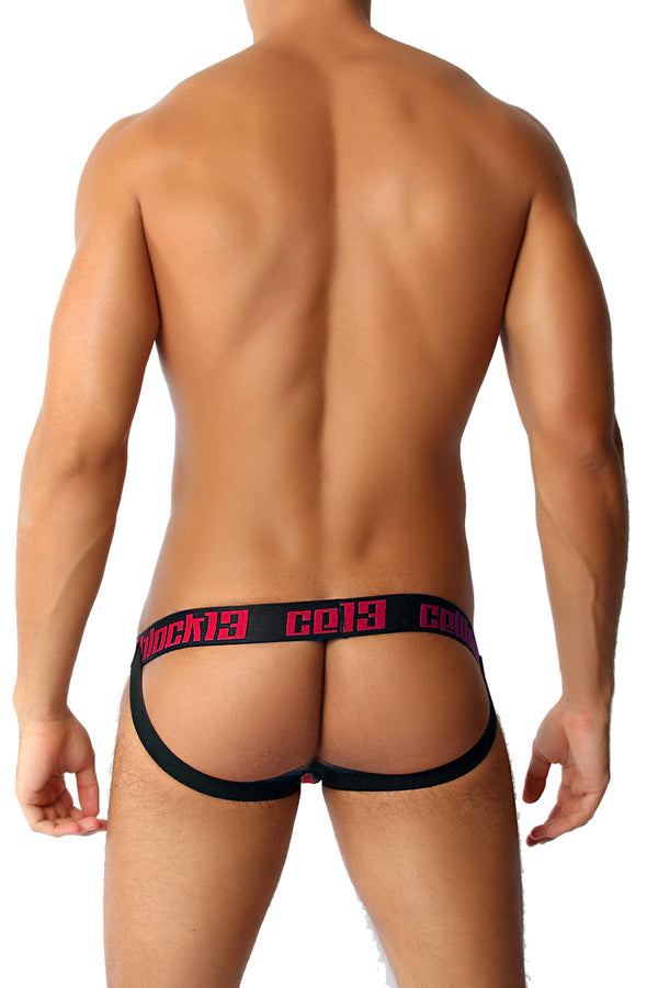 CellBlock 13 Red Vector Rubber Jockstrap