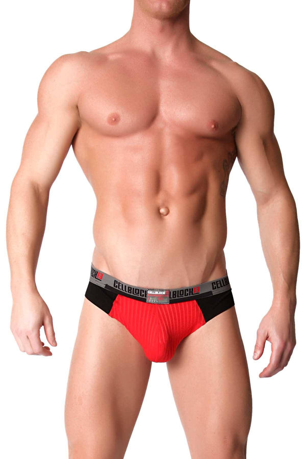 CellBlock 13 Red Ward-13 Seamless Jock-Brief