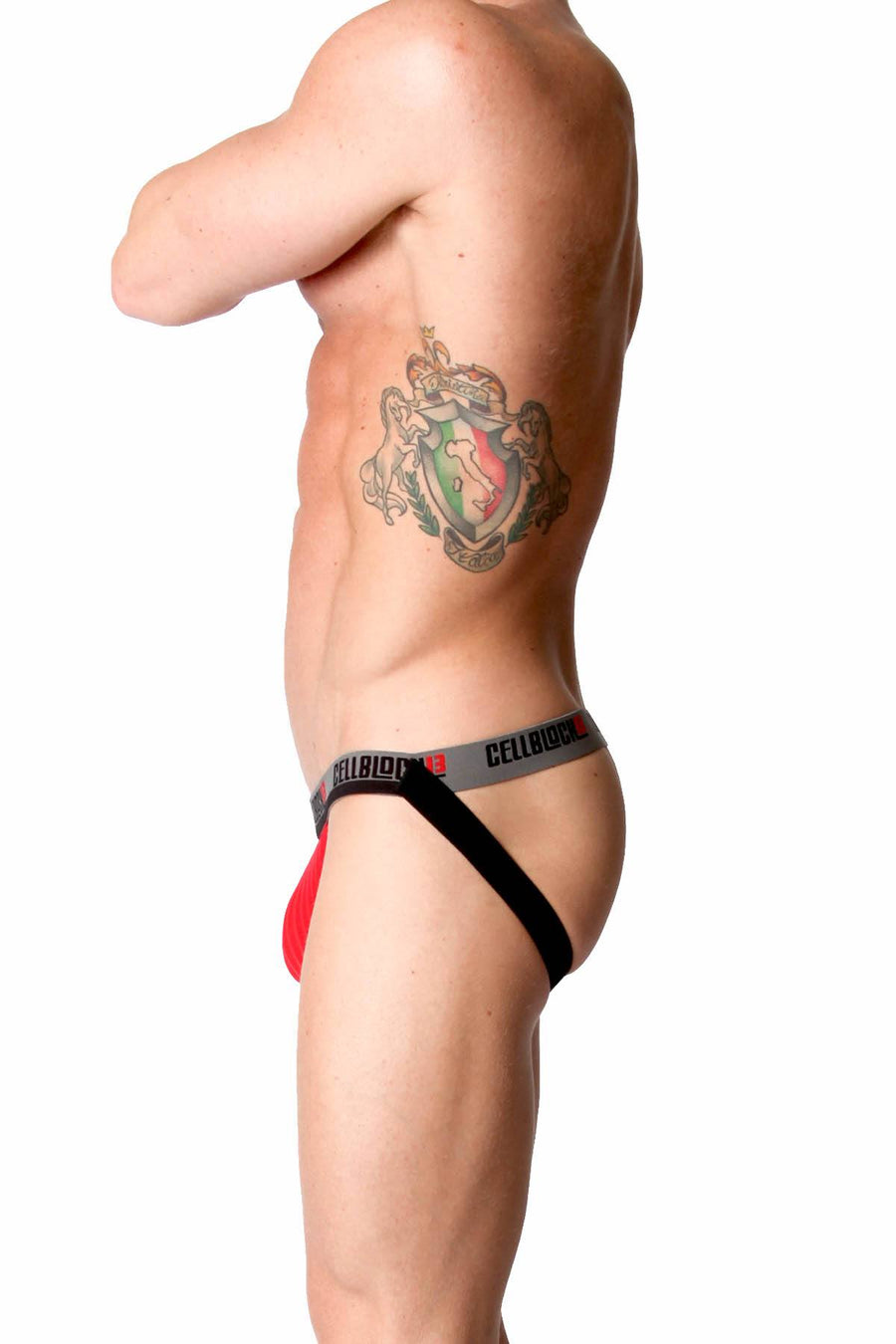 CellBlock 13 Red Ward-13 Seamless Jockstrap