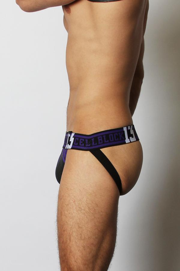 CellBlock 13 Sniper Purple Neoprene Jock w/ Side Pocket