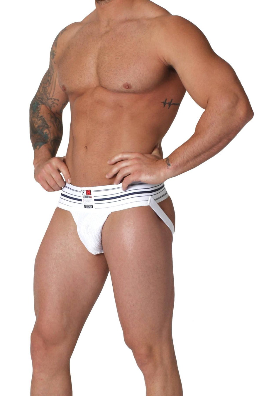 CellBlock 13 White Fullback Jockstrap