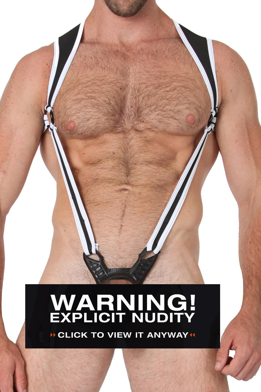 CellBlock 13 White X-treme Hybrid Harness w/Jock Armour