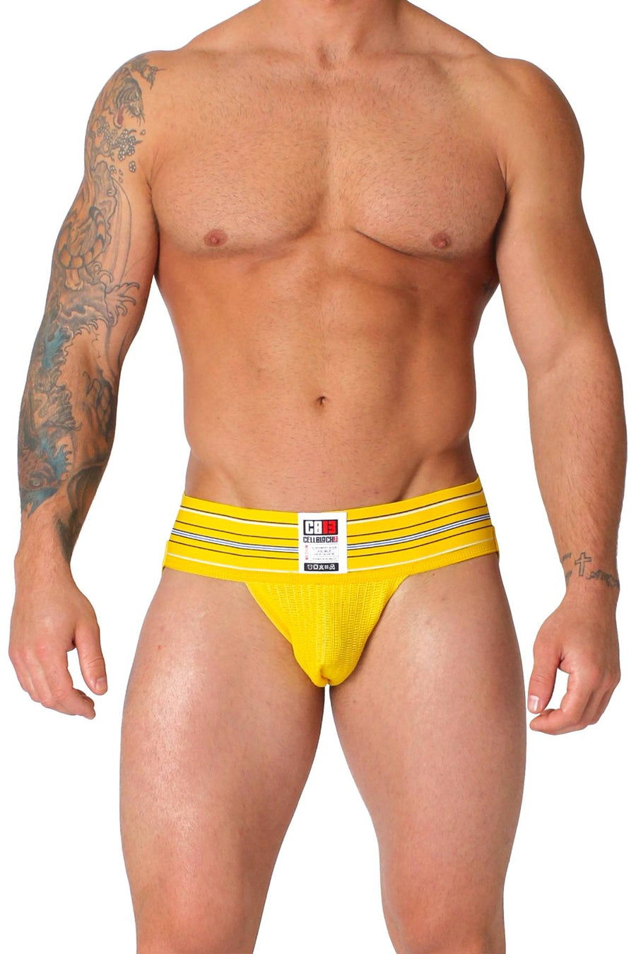 CellBlock 13 Yellow Fullback Jockstrap