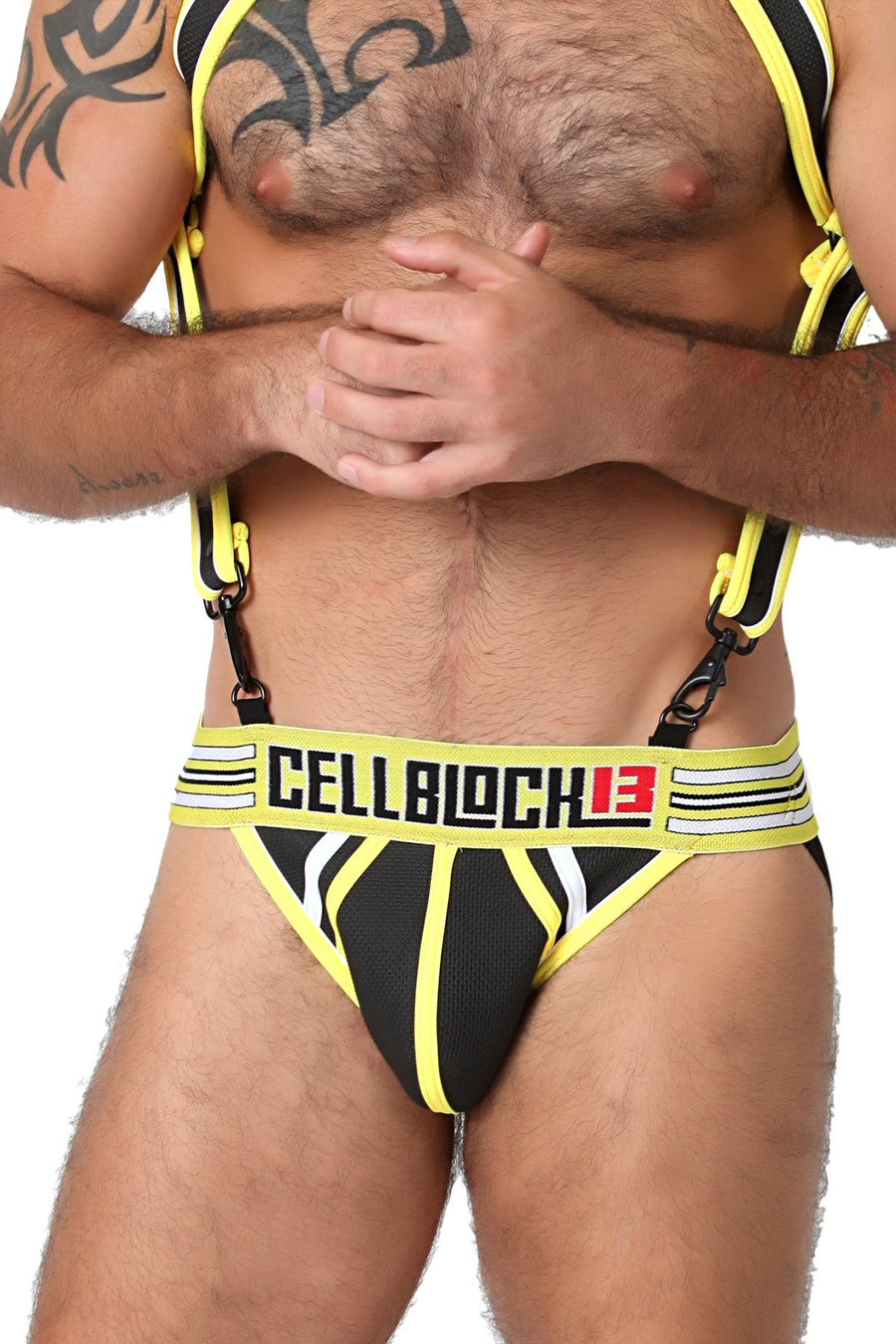 CellBlock 13 Yellow Neoprene Rogue Jockstrap