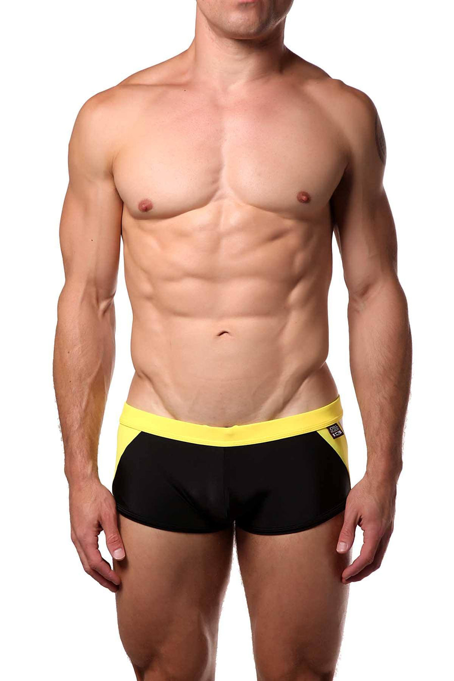CellBlock 13 Yellow Sidewinder Swim Trunk